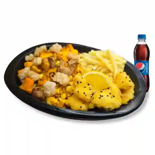 Combo Pollo a la Naranja + Gaseosa 250ml