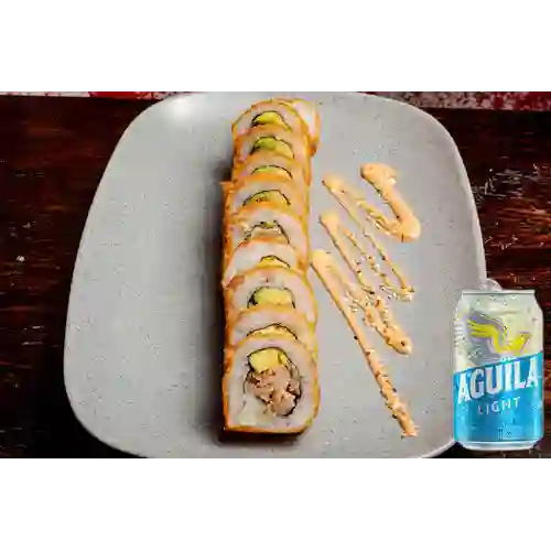 Combo Eby Crunch Roll + Cerveza Aguila Light Lta 330ml