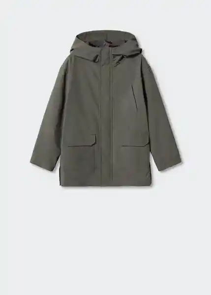 Abrigo Parka Agusti Caza Talla 09 Niños Mango