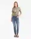 Jean Cosmo Femenino Azul Clásico Tono Oscuro Talla 6 Chevignon