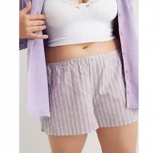 Short de Pijama Morado Aerie Talla Medium American Eagle