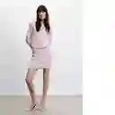 Falda Malvi Malva Talla S Mujer Mango