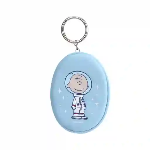 Monedero Snoopy Little Space Explorer Cápsula Azul Miniso