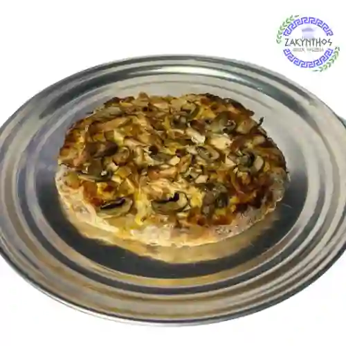 Pizza Personal Pollo y Champiñones