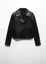 Chaqueta Daria Negro Talla XL Mujer Mango