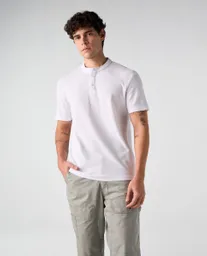 Camiseta Polo Hombre Blanco T. M 802G006_BLA110601 Americanino
