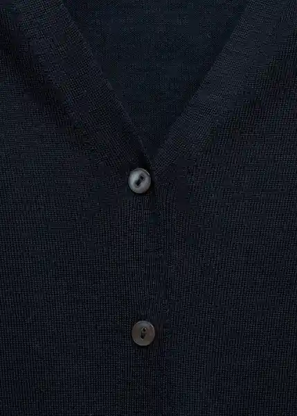 Cárdigan Kelly Navy Talla S Mujer Mango