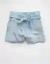Short Mujer Azul Talla: 0 8187432 American Eagle