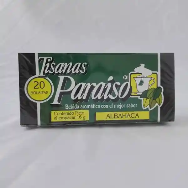 Tisanas Aromática Paraíso Albahaca