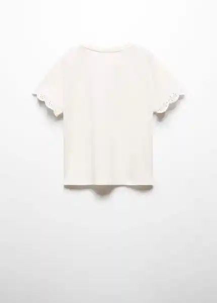 Camiseta Being Offwhite Talla 14 Niñas Mango