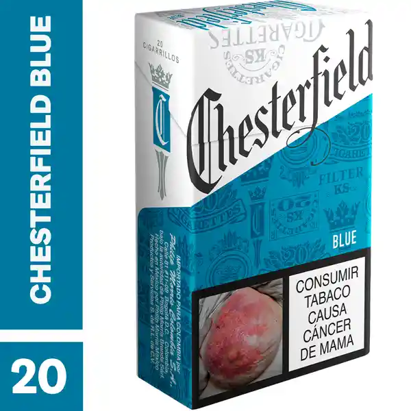 Chesterfield Blue​ X 20 Cigarrillos