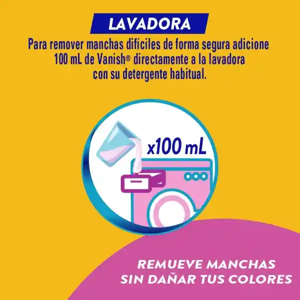 Vanish Desmanchador Líquido Para Ropa Blanca