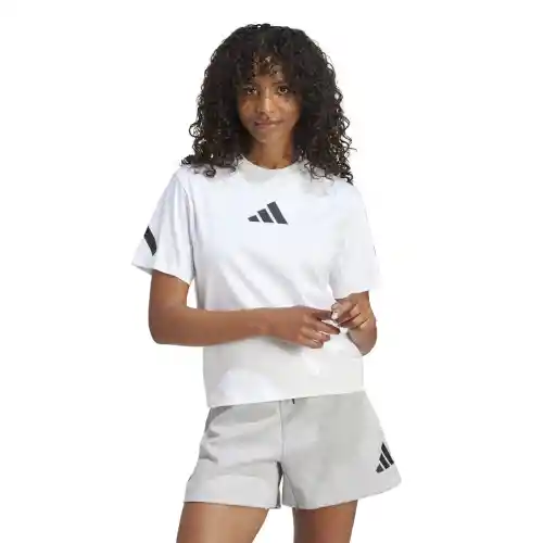 Adidas Camiseta W Z. N. E. Tee Manga Corta Mujer Blanco T S