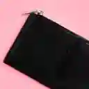 Cartera Para Mujer Larga Diseño Con Cinta Negro Miniso