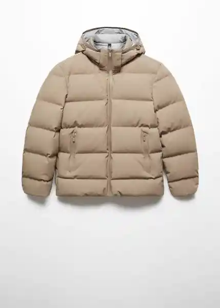 Abrigo Anorak Coli Topo Talla L Hombre Mango