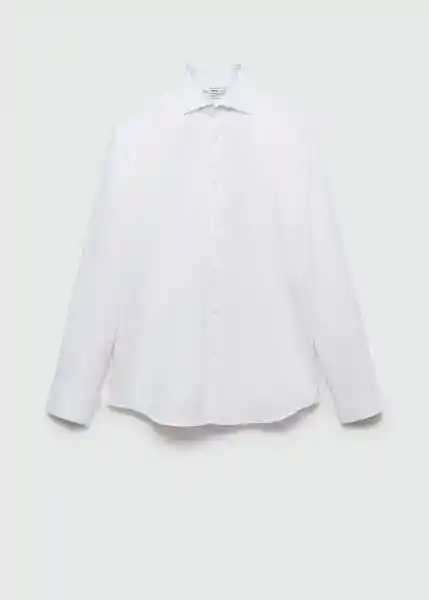 Camisa Masnou Blanco Talla L Hombre Mango