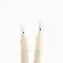 Set Vela Led Espiral 22 cm Ambiente Gourmet