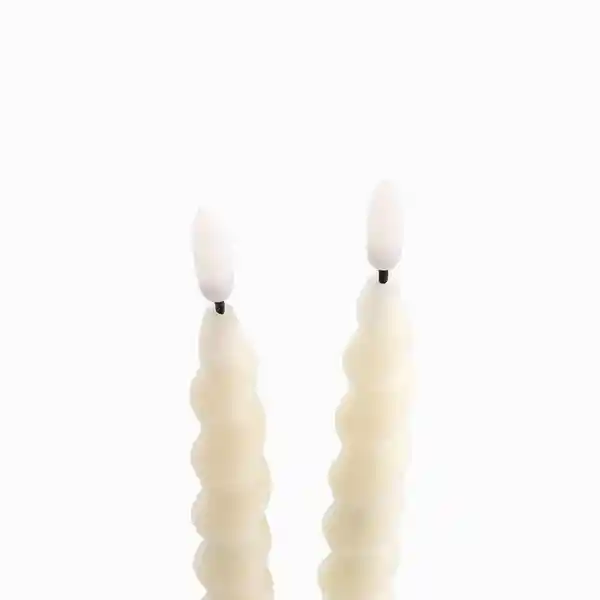 Set Vela Led Espiral 22 cm Ambiente Gourmet