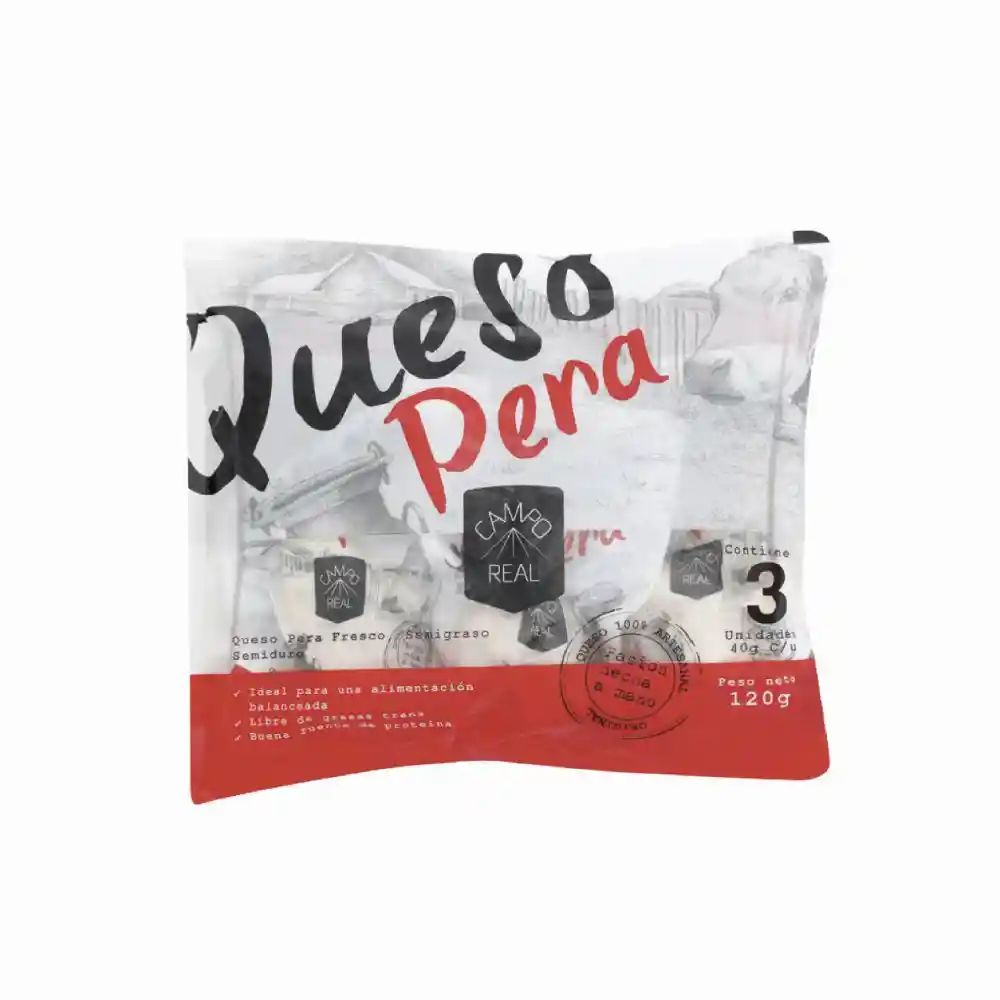 Campo Real Queso Pera Fresco Semigraso Semiduro