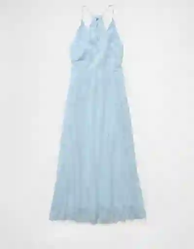 Vestido Mujer Azul Talla: SMALL 8508401 American Eagle