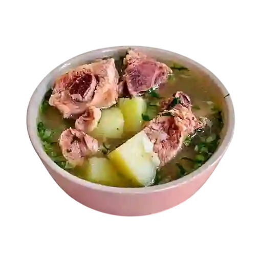Caldo de Papa con Costilla