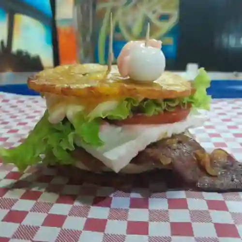 Hamburguesa de Patacon