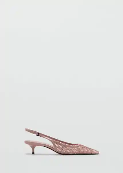 Zapatos Emond Nude Talla 37 Mujer Mango