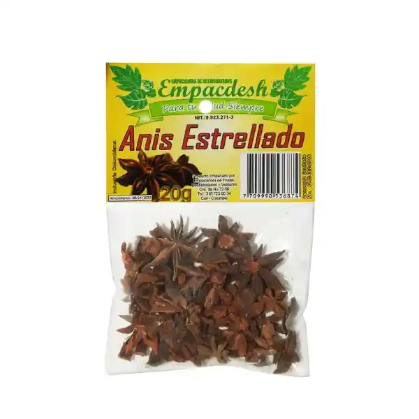 Empacdesh Anís Estrellado Deshidratado Empacado