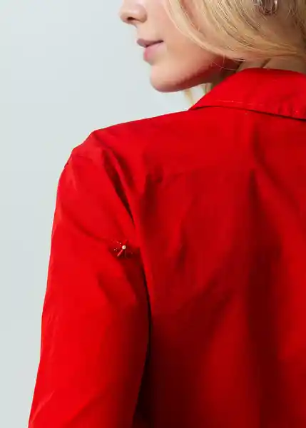 Camisa Bellie Mujer Rojo Adrenalina Medio T S 012G332 Naf Naf