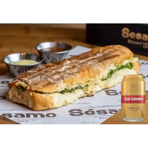 Combo Sándwich Ropa Vieja + Club col. Dorada Lta 330ml