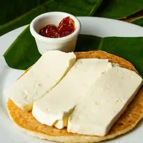 Arepa de Chócolo con Uchuva