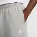 Nike Pantalón M Club Ft Oversized de Hombre Gris Talla M