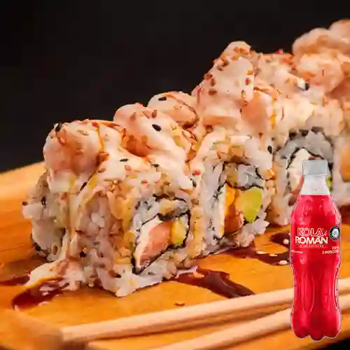 Combo Rol Kushi + Kola Román Original 400ML