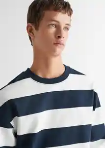 Buzo Sudadera Stripes 2 Navy Talla 19 Teen Niños Mango