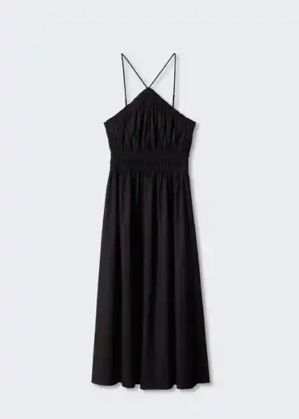 Vestido Chloe Negro Talla L Mujer Mango