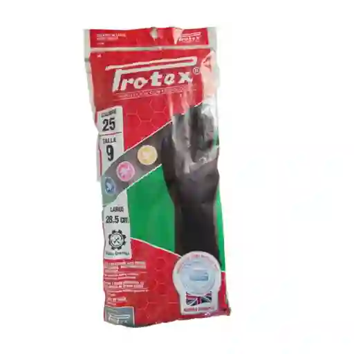 Protex Guantes Negro Talla 9 C-25