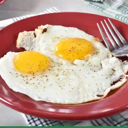 Huevos Fritos + Bebida + Pan