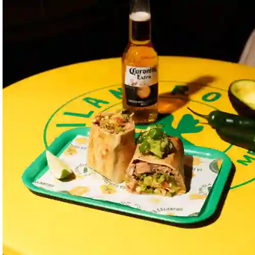 Burrito Cilantro de Tinga de Pollo