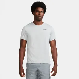 Nike Camiseta M Df Uv Miler Ss Para Hombre Gris Talla L