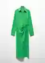 Vestido Bilma6 Verde Talla S Mujer Mango