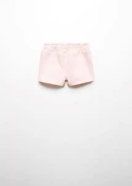 Short Pepi Rosa Pastel Talla 72 Niñas Mango