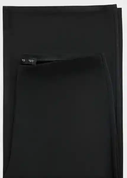 Pantalón Opalo Negro Talla S Mujer Mango
