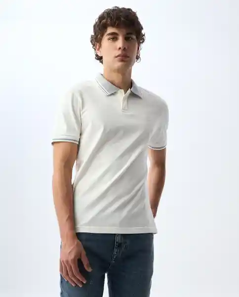 Camiseta Hombre Crudo Talla XS 801G000_CRU110606 Americanino