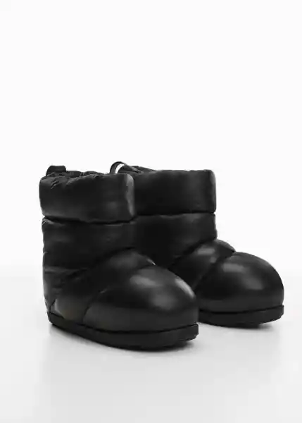 Botas Snowy Negro Talla 37 Mujer Mango