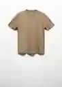 Camiseta Kimi Camel Talla XS Hombre Mango