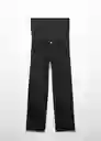 Pantalón Jean Widemum Tejano Negro Talla 34 Mujer Mango