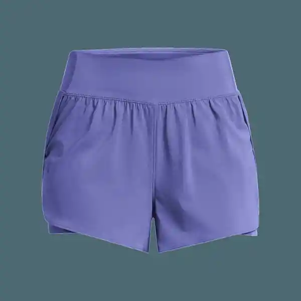 Under Armour Short Flex Woven 2-in-1 Para Mujer Morado Talla XS