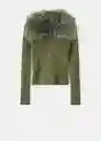 Cárdigan Bella Khaki Talla S Mujer Mango
