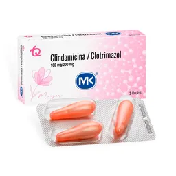 Mk Clindamicina / Clotrimazol (100 mg / 200 mg)