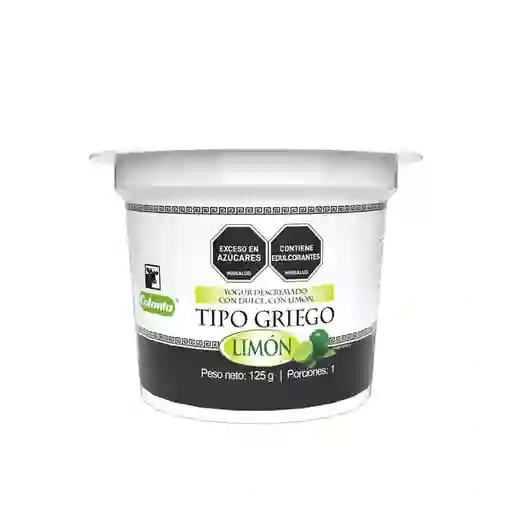 Yogur Griego Limón Colanta x 125 g